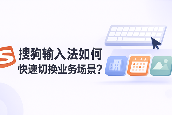 搜狗输入法如何快速切换业务场景？